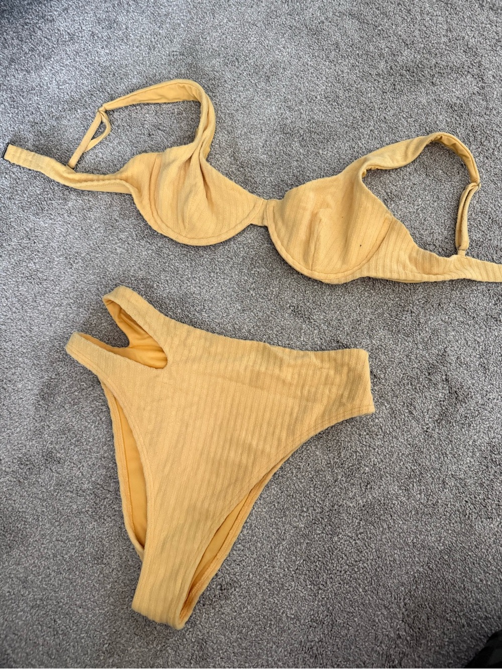 Abercrombie & Fitch Golden Yellow Bikini Top